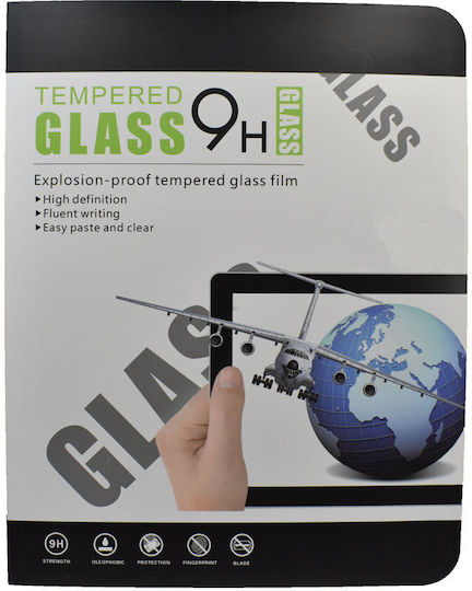 10D 0.3mm Vollflächig gehärtetes Glas (Galaxy Tab A 10.5 2018) Schwarz