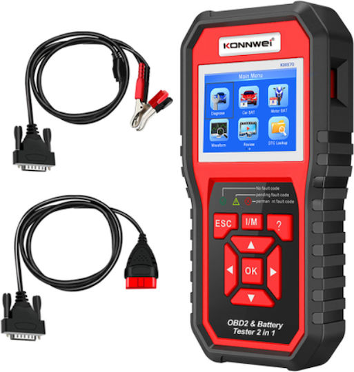 Universal Diagnostic Tester Kw870 Full Obd Ii Eobd Functions
