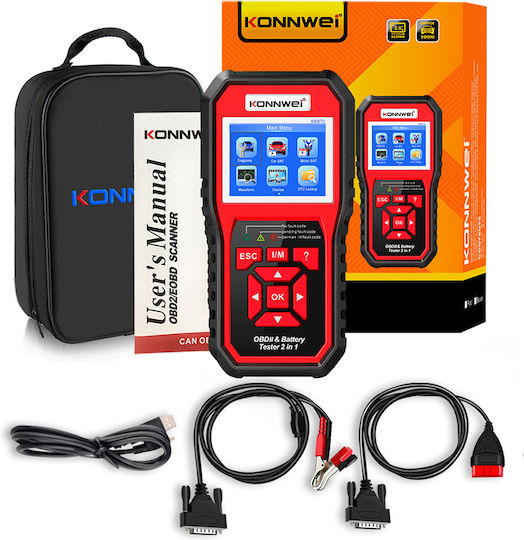 Universal Diagnostic Tester Kw870 Full Obd Ii Eobd Functions