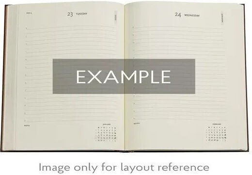 2026 Daily Diary Cezannes Terracotta Pots Flowers Midi 13x18 Hard Cover Elastic Closure Paperblanks 9780349707525
