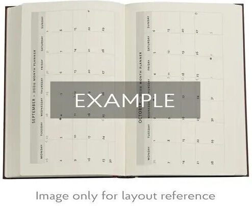 2026 Daily Diary Cezannes Terracotta Pots Flowers Midi 13x18 Hard Cover Elastic Closure Paperblanks 9780349707525