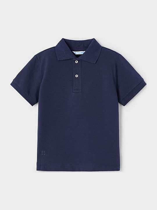 Παιδικό Polo Κοντομάνικο Μπλε Basic