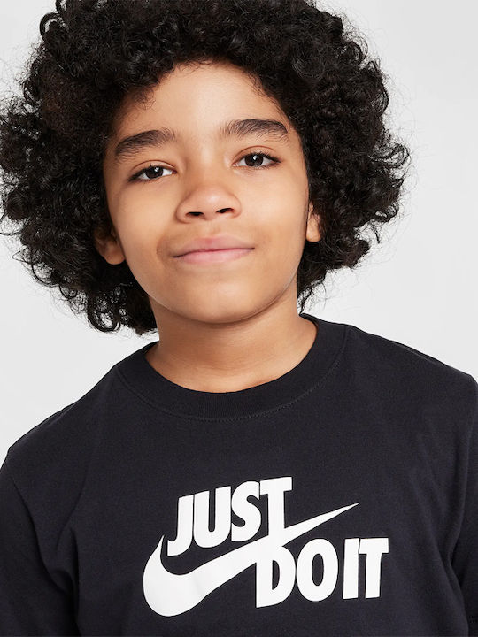 Kids' T-shirt Black Sportswear