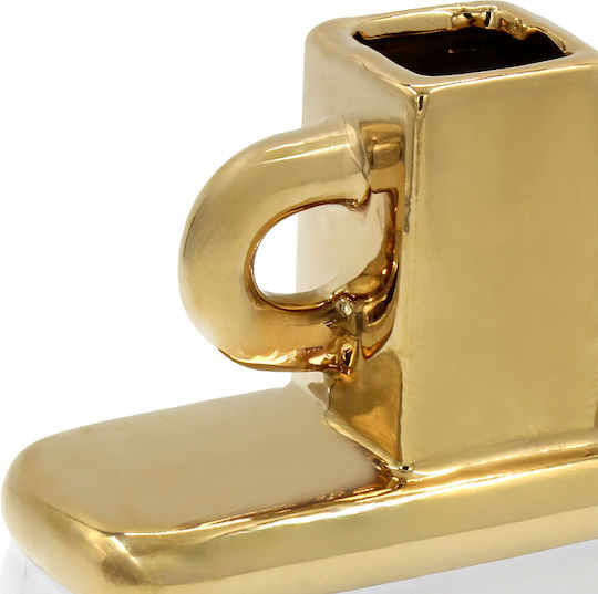 Keskor Βάζο Κεραμικό Λευκό 16x6xΥ17cm Keskor Βάζο Κεραμικό Λευκό 16x6xΥ17cm