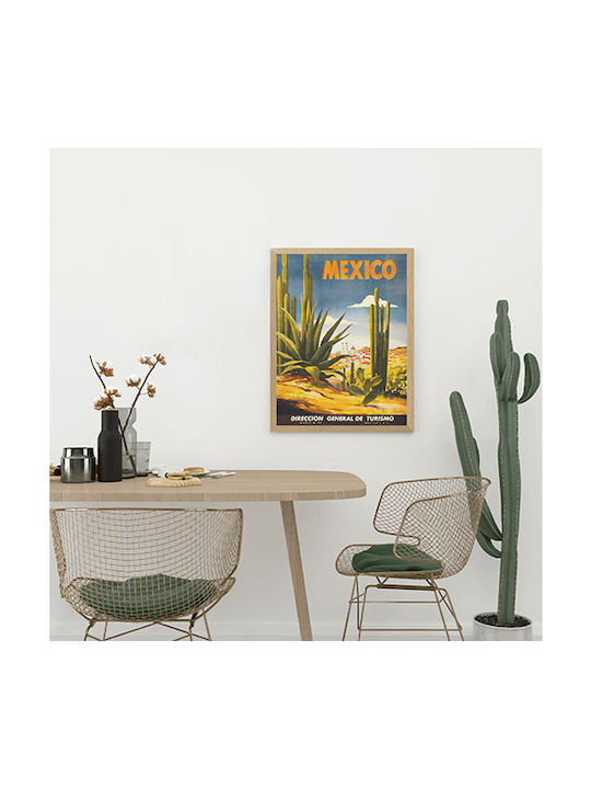 Плакат Mexico Типографски 30x40