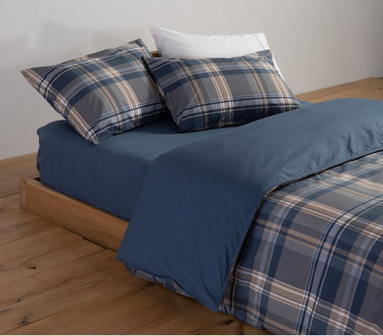 Nef-Nef Homeware Set Cearșafuri King Size 270x280cm. Nautica Denim 4buc