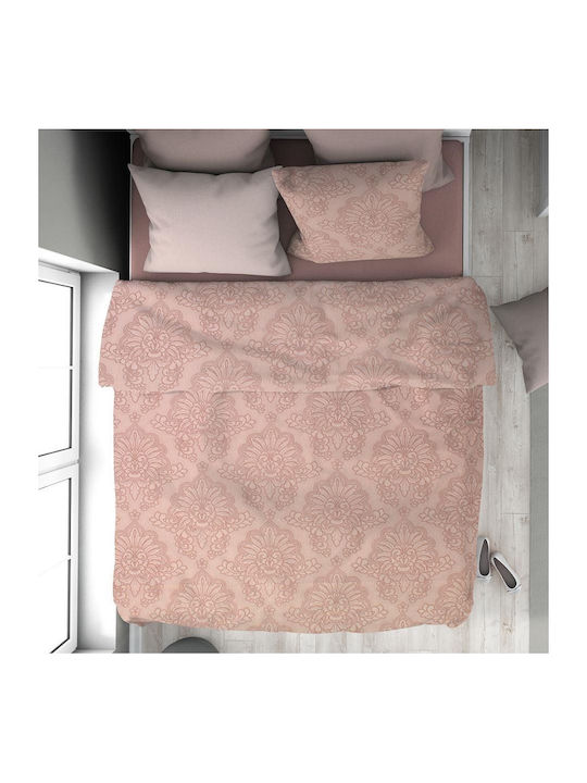 Dimcol Set Cearșafuri 240x270cm. Artemis 703 Dusty Rose 4buc