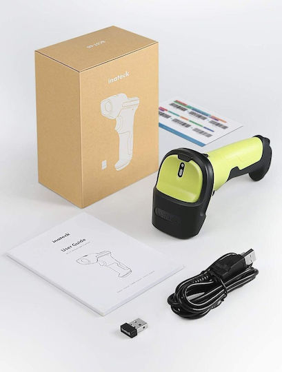Inateck Handheld Scanner Wireless with 2D and QR Barcode Reading Capability