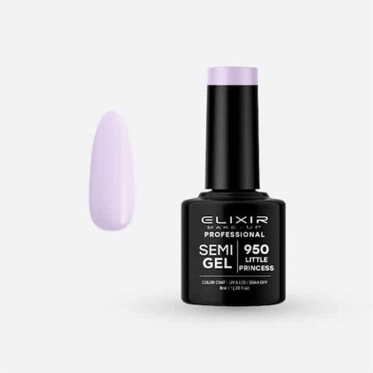 Elixir Semi Gel Ημιμόνιμο Βερνίκι Νυχιών 950 Little Princess 8ml