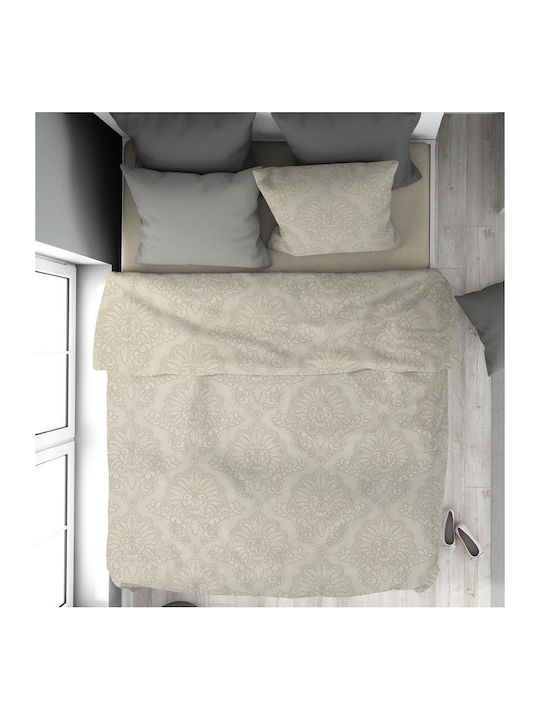 Dimcol Duvet Cover Cotton Single 160x240 Artemis 702 Beige