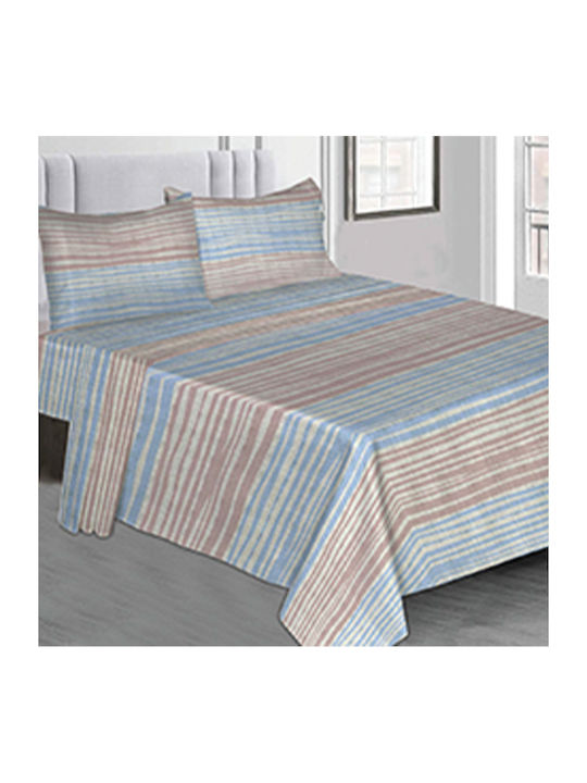 Sidirela Bettbezug Baumwolle Einzelbett 160x240 Sueno Gray