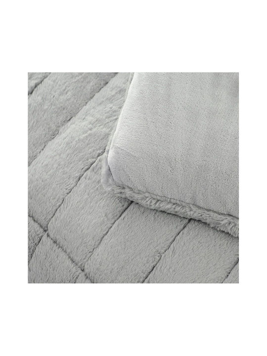 Palamaiki Κουβερτοπάπλωμα Υπέρδιπλο 220x240εκ. Etta Grey 730 GSM