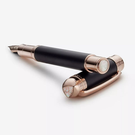 Maybach Peak I Volcanic Black Rose Gold Πένα
