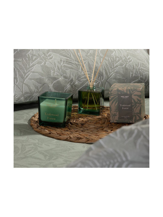 Ароматна Свещ Teakwood Forest 25 200гр Nef-nef Home Wear Зелена
