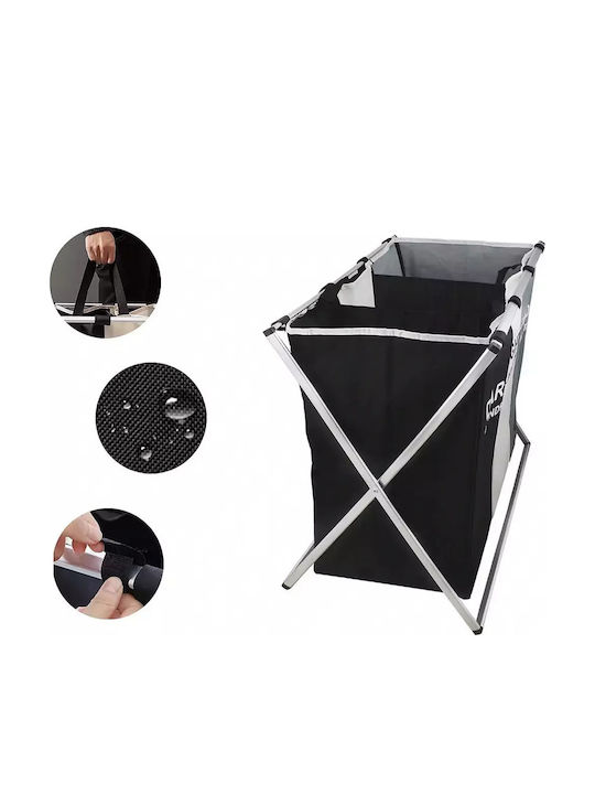 Καλάθι Απλύτων Υφασμάτινο Πτυσσόμενο 135lt 60x38x68cm Πολύχρωμο