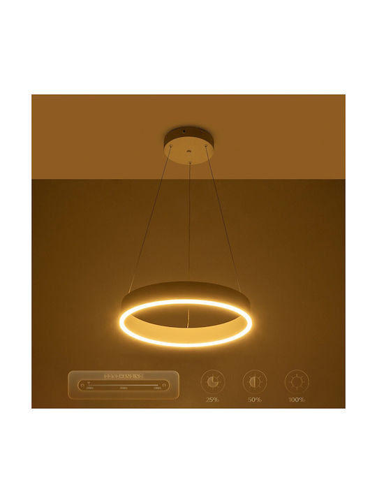 GloboStar Venom Ceiling Light White LED with Adjustable White Light 40x40cm