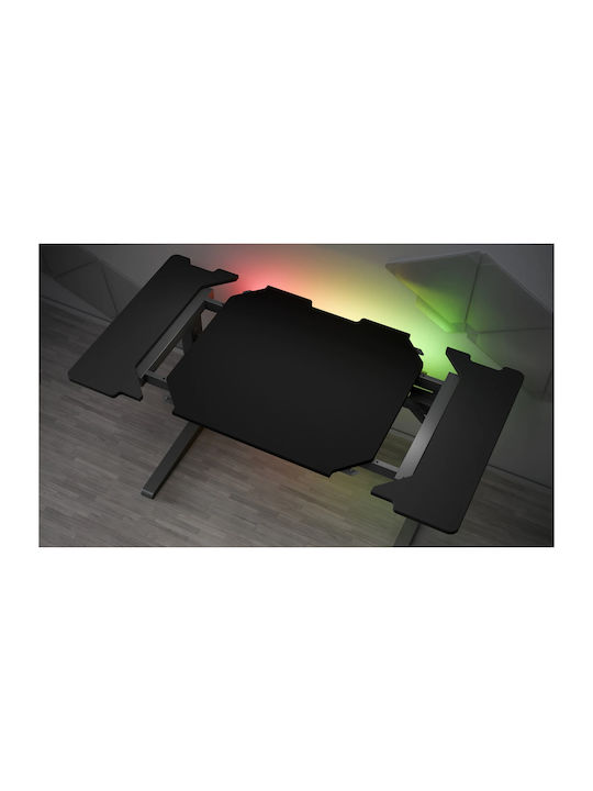 Genesis Office Desk Surface made of MDF in Black Color 30x30x1.8cm 1pcs