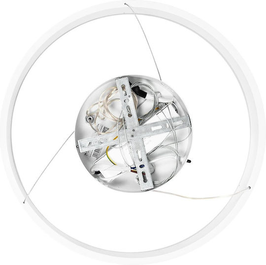 GloboStar Venom Ceiling Light White LED with Adjustable White Light 40x40cm