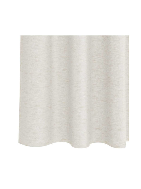 vidaXL Set Perdele Cu Coafură Bej 140x260 cm