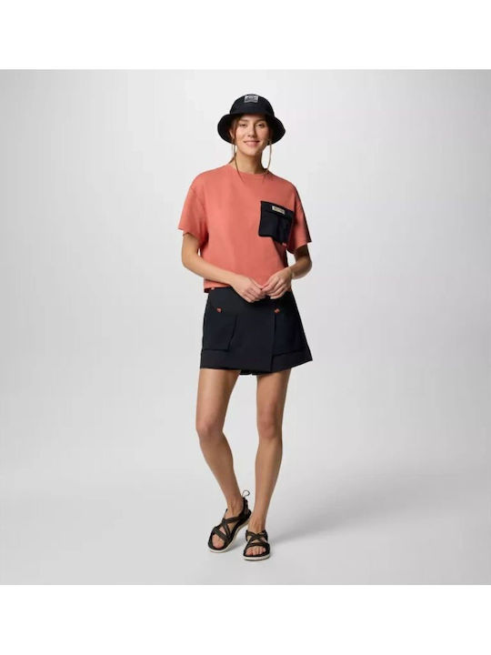 Γυναικείο Crop T-shirt Mars, Black