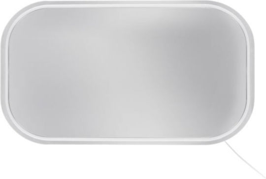 J4891D30013 Καθρέπτης Ορθογώνιος Λευκός & LED Φωτισμό 30x50cm J4891D30013 Καθρέπτης Ορθογώνιος Λευκός & LED Φωτισμό 30x50cm