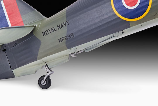Assembly Model Revell Fighter Hawker Sea Hurricane Mk.iic 162 Pieces