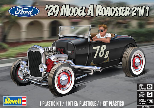 Assembly Model Revell Car 1929 Ford Model A Roadster 149 Pieces