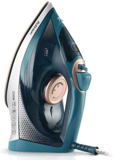 Rohnson Steam Iron 2200W with Ceramic Plate and Continuous Steam Supply 30g/min