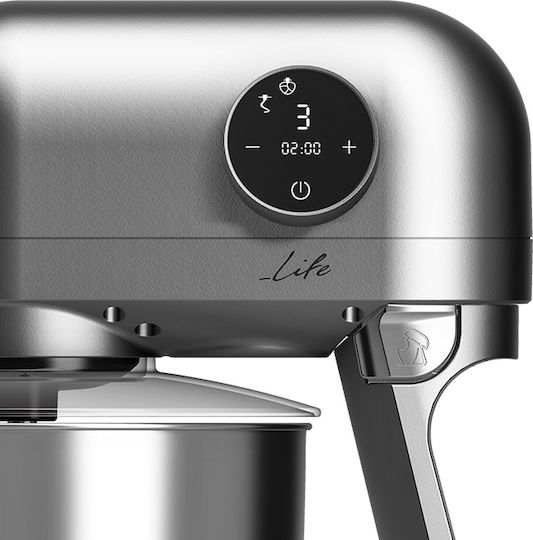 Life Iconic Stand Mixer 1200W with Stainless Mixing Bowl 5lt