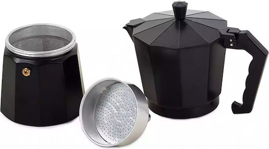 Moka-Kaffeemaschine Elektrisch Espresso-Kanne Schwarz