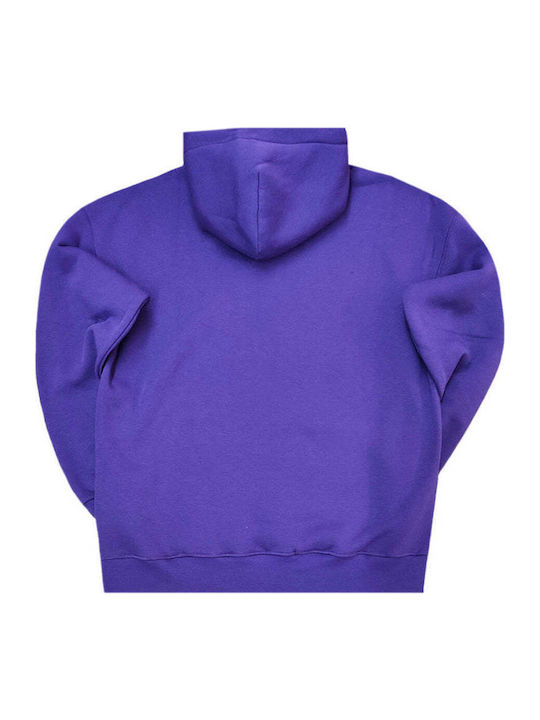 Sweatshirt with Hood Purple