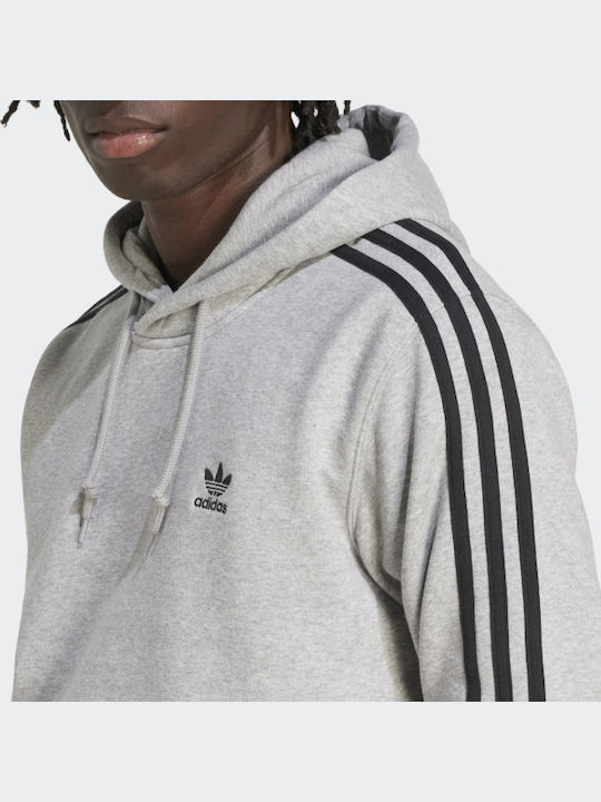 Adicolor Classics 3-stripes Sweatshirt with Hood Gray