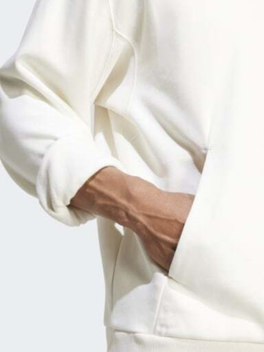 All Szn Φούτερ με Κουκούλα White