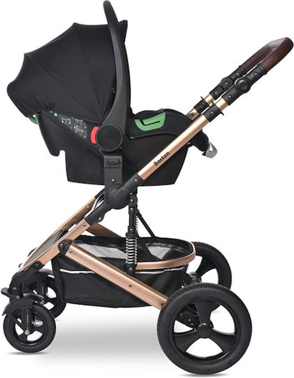 Lorelli Boston Adjustable 3 in 1 Baby Stroller Suitable for Newborn Tropical Flowers 14kg