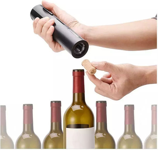 Set Complet Deschizător Electric de Vin Pompă de Vid și Pâlnie