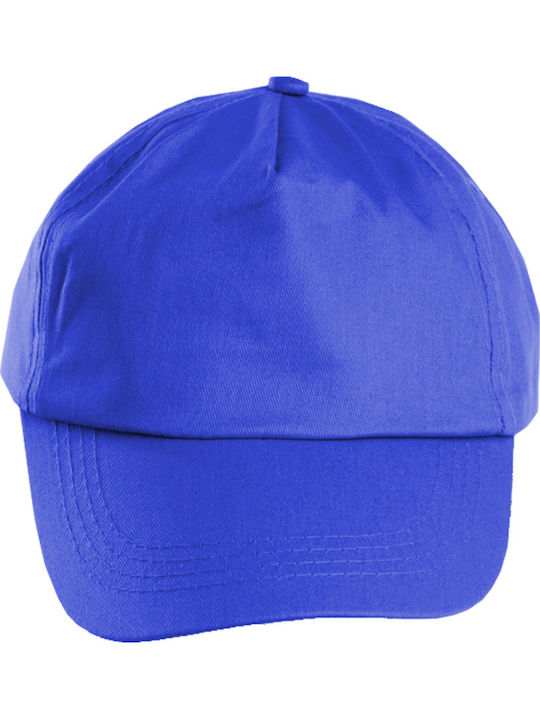 Πεντάφυλλο Καπέλο Τζόκεϊ About Basics Wolf 00802 Royal Blue
