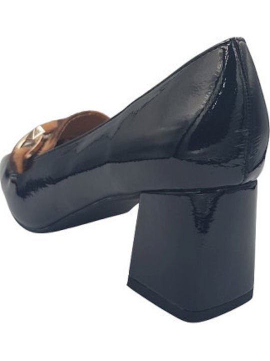 Anatomic Patent Leather Brown Heels