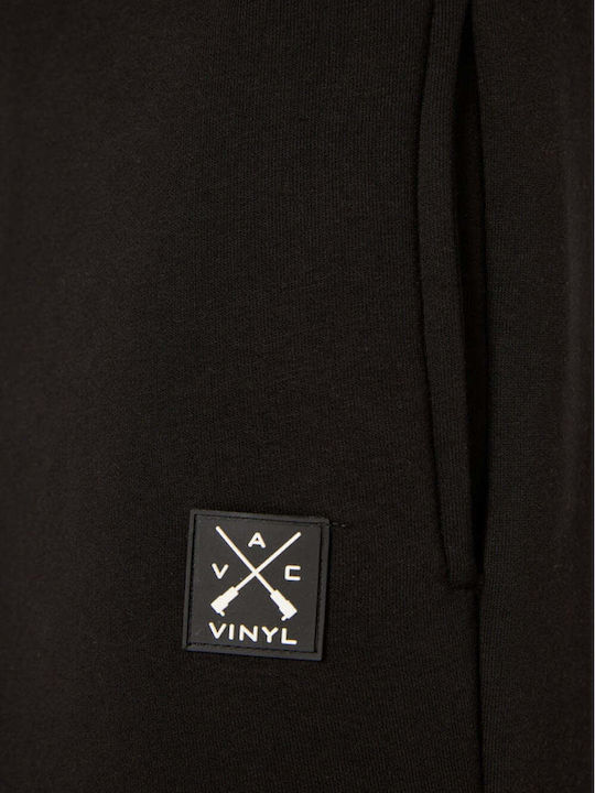 Vinyl Art Clothing Παντελόνι Φόρμας Μαύρο