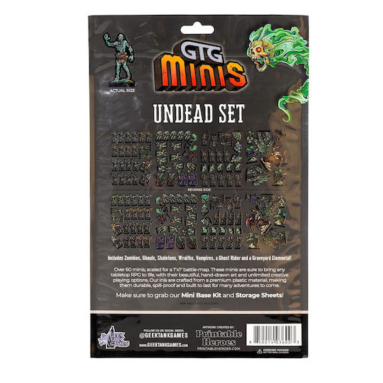 Gtg Minis Undead Set Legions Darkness Brettspielzubehör