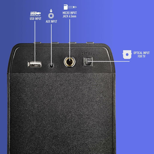 NGS Ηχείο Bluetooth Μαύρο SKYCHARMPRO