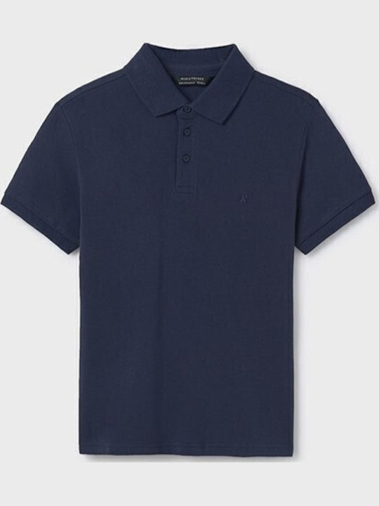 Kids' Polo Short Sleeve Navy Blue