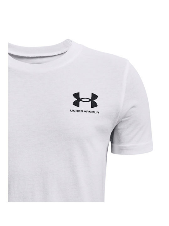 Kinder-T-Shirt Weiß Sportstyle