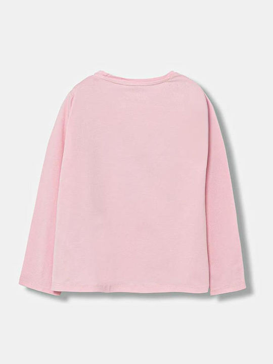 Kinderhemd Langarm Rosa
