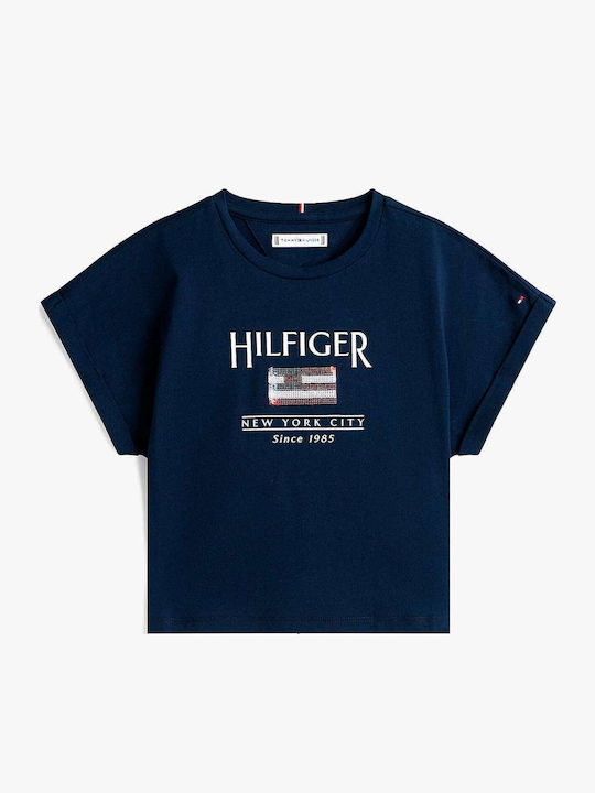 Παιδικό T-shirt Μπλε Flag