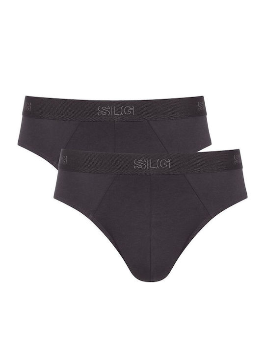 Men's Slips Anthracite 2Pack