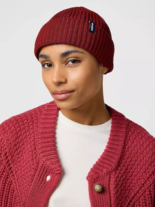 Sign Off Beanie Frauen Beanie Gestrickt in Rot Farbe