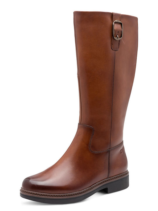 Leather Women's Boots Brown