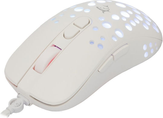 White Shark Tristan-2 RGB Геймърска Мишка 7200 DPI Бял