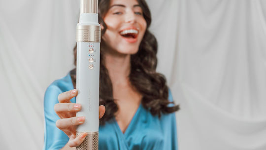 Cecotec Bamba Ceramiccare Ceramic Electric Brush with Air & Rotating Head for Straightening and Curls 1400W