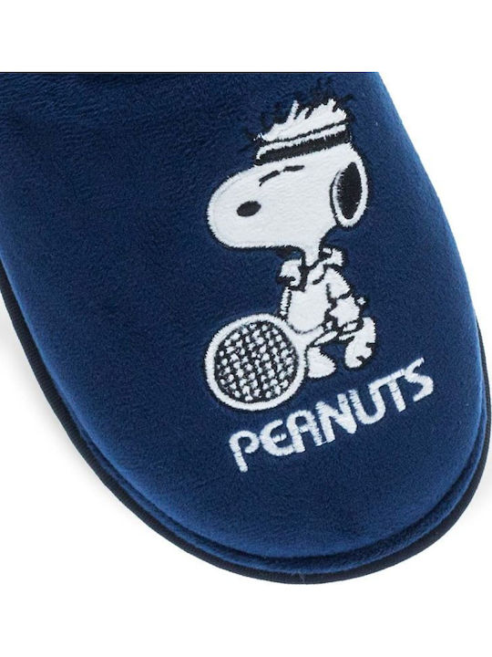 Peanuts Men's Slipper Blue